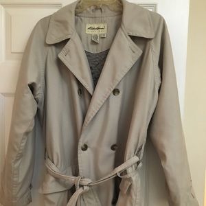 Eddie Bauer lined raincoat